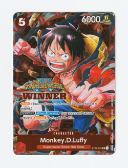 2023 One Piece Monkey D Luffy Treasure Cruise Winner Vol 5 Promo ST01-012 ENG - Image 2