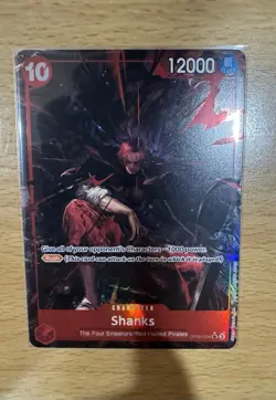 Shanks (004) (Alternate Art) OP09-004 One Piece Emperors in the New World NM - Image 1