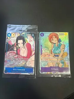 One Piece Illustration Box Vol 1 SEALED PROMO SET O-Nami & Boa Hancock! ST17-004 - Image 1