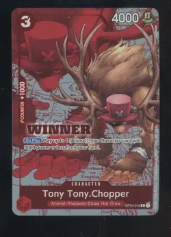 One Piece English OP04-010 Tony Tony Chopper Tournament Pack Winner - Image 1
