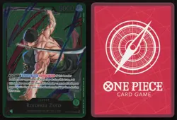 Roronoa Zoro OP12-020 (Zoro Deck) Foil Learn Together Deck Set One Piece NM - Image 3