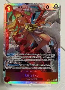 One Piece - OP11-004 Kujyaku - SR Holo Foil - NM (US Seller) - Image 1