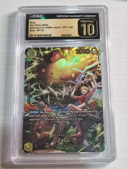 2026 One Piece Zeus SP English OP11 - 106 - CGC 10 Pristine Color match - Pop 1 - Image 3