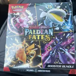 Pokemon TCG Scarlet & Violet Paldean Fates Factory Sealed Booster Bundle - Image 1