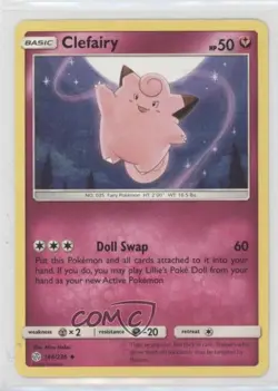 Clefairy Pokemon Sun & Moon Cosmic Eclipse #144 0jl3 - Image 1