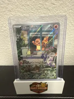 Pokemon TCG Scarlet & Violet Promos 044 Illustration Charmander, NM/M Condition - Image 1