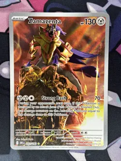 2025 Pokemon TCG Destined Rivals - Zamazenta #201/182 - NM - Image 1