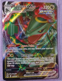 Pokemon TCG Rayquaza VMAX Crown Zenith 102/159 Holo Ultra Rare MINT - Image 1