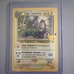 Light Toxtricity SWSH137 Black Star Promos Stamped Celebrations Holo Pokemon NM - Image 1