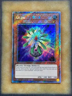 Yugioh Glow-Up Bulb RA03-EN245 Platinum Secret Rare 1st Ed NM - Image 1