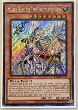 Yu-Gi-Oh! Master Peace The True Dracoslaying King / BLMM EN127 1st Edition NM - Image 1