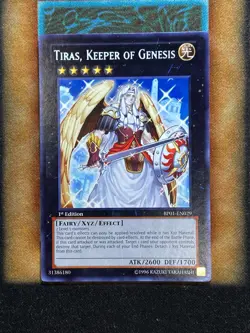Yugioh Tiras, Keeper Of Genesis BP01-EN029 Rare 1st Ed NM - Image 1