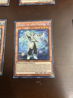 Yu-Gi-Oh! Crowley, The Gifted Magistus Secret Rare BLMM-EN044 1st Edition - Image 1