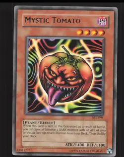 Mystic Tomato SRL-094 Rare Yugioh Spell Ruler Near Mint or Better - Image 1