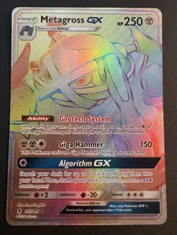 Pokemon TCG Metagross GX (Secret) #157/145 SM - Guardians Rising LP - Image 1