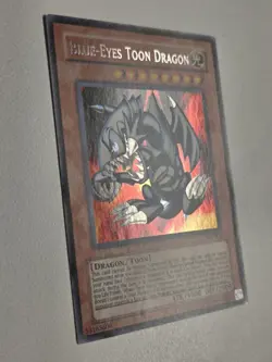 Blue-Eyes Toon Dragon SRL-000 Secret Rare Yugioh Spell Ruler Unlimited VLP/NM - Image 3