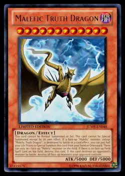 Malefic Truth Dragon - JUMP-EN048 LP Shonen Jump Magazine Promos Yu-Gi-Oh - Image 1