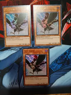Yugioh X3 D.D. Crow BLCR-EN077 1ST ED NM ULTRA Play Set - Image 1
