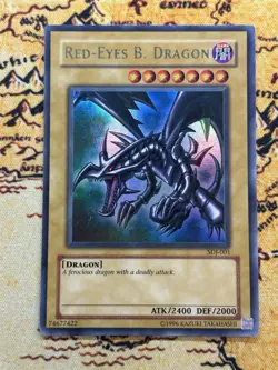 Yugioh Red-Eyes B. Dragon SDJ-001 Ultra Rare Unlimited MP - Image 1
