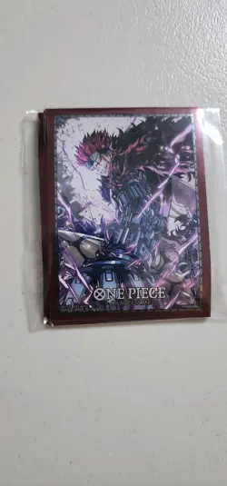 One Piece Card Game 10 Count Sleeves Eustass "Captain" Kid - Image 1