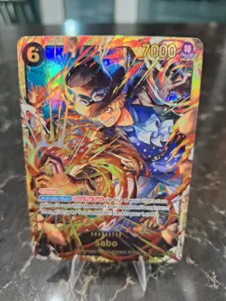 Sabo OP13-120 Carrying on His Will Secret Rare Foil Blocker 6/7000 - Image 1
