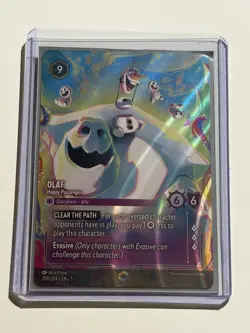 Disney Lorcana OLAF - Happy Passenger 209/204 ENCHANTED Holo Foil - Image 1