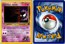 Pokemon Card - Sabrina's Gastly 96/132 Gym Challenge Common Lightly Played - Image 3