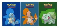 Squirtle Charmander Bulbasaur Bundle Individual Card Sleeves Pokemon Originals - Image 1