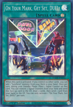 On Your Mark, Get Set, DUEL! MAZE-EN016 Near Mint 1st Super YuGiOh - Image 1