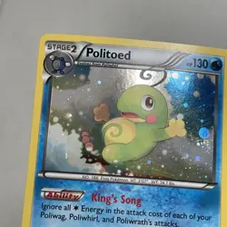 Pokemon TCG 2014 XY Furious Fists Card -- Politoed 18/111 Cosmos Holo - Image 2