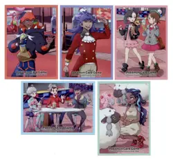 POKEMON TRAINERS Off Shot! FULL SET Individual Card Sleeves Pokemon Center Japan - Image 1