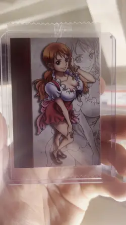 Nami Our Memories No.13 HOLO SEALED Japanese One Piece Wafer Card - Image 2