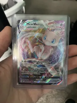 Pokemon Mew VMAX TCG Secret Art Rare Holo Card Sword & Shield Fusion Strike - Image 1