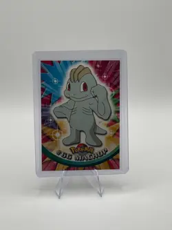 Machop #66 Topps 1999 Trading card Pokemon TV Animation Edition LP Nintendo - Image 1