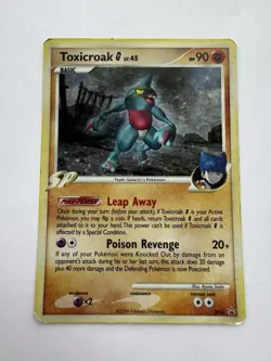 Pokemon Toxicroak G DP41 Diamond and Pearl Promo Holo Card English - Image 1