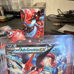Pokemon Ash-Greninja EX XY133 XY Promo Holo 2016 TCG Card 170 HP English - Image 2