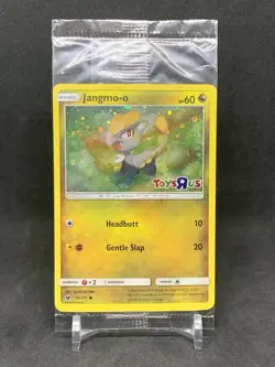 Jangmo-o 75/111 Toys R Us Cosmos Holo Stamped Promo Sealed Pokemon TCG Card - Image 1