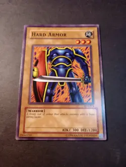 Yu-Gi-Oh! TCG Hard Armor Common Card LOB-074 LP-MP - Image 1