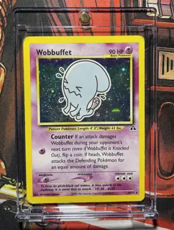 Wobbuffet - 16/75 - Pokemon Neo Discovery Unlimited Holo Rare Card WOTC - Image 1