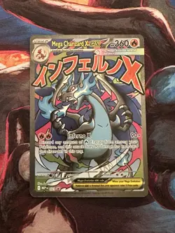 Mega Charizard X ex 023 Promo Pokemon Card Phantasmal Flames UPC - Image 1