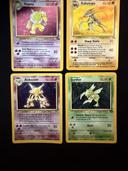 Vintage Pokemon Card Lot Holo WOTC Base Set Fossil Jungle - Image 1