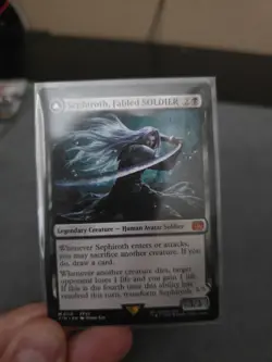 Sephiroth Fabled Soldier Magic the Gathering Card, Final Fantasy - Image 1