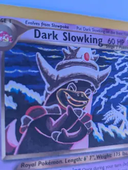 Minor Flaws Dark Slowking 20/105 60 HP Neo Destiny Rare Royal Pokemon Card,WOTC, - Image 2