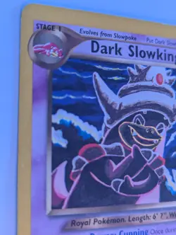 Minor Flaws Dark Slowking 20/105 60 HP Neo Destiny Rare Royal Pokemon Card,WOTC, - Image 3