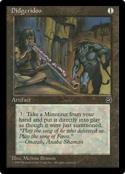 DIDGERIDOO x1 mtg NM Homelands 1 Rare - Image 1