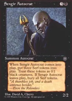 1x Sengir Autocrat Moderate Play MTG Magic - Kid Icarus - - Image 1