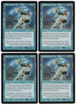 Words of Wind x4 4x 2002 Onslaught PLAYSET Blue Rare Enchantment MTG SP - NM AZ4 - Image 1