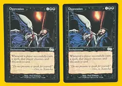 MTG OPPRESSION (x2) Urza's Saga (OldManMTG 011-233) - Image 1