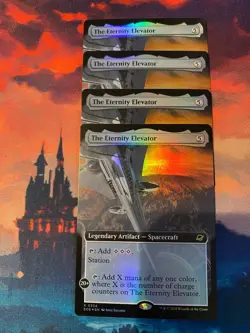 MTG Edge of Eternities The Eternity Elevator Extended Art Foil x 4 - Image 1