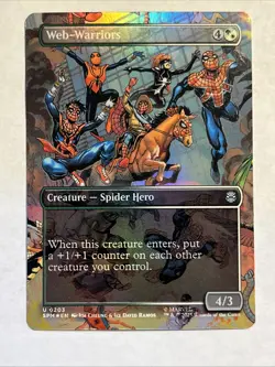Web-Warriors (Borderless) Marvel's Spider-Man Foil - Image 1